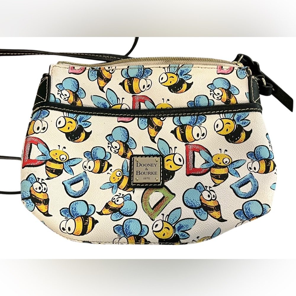 Dooney & Bourke Multicolor Bee Print Crossbody purse, 
Bumblebee purse
